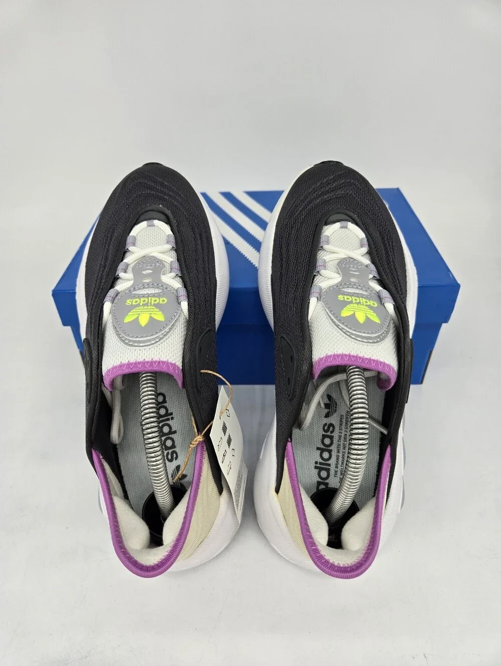 Adidas Women's adiFOM SLTN HP6487 Grey Pulse Lilac Running Shoes Size 9